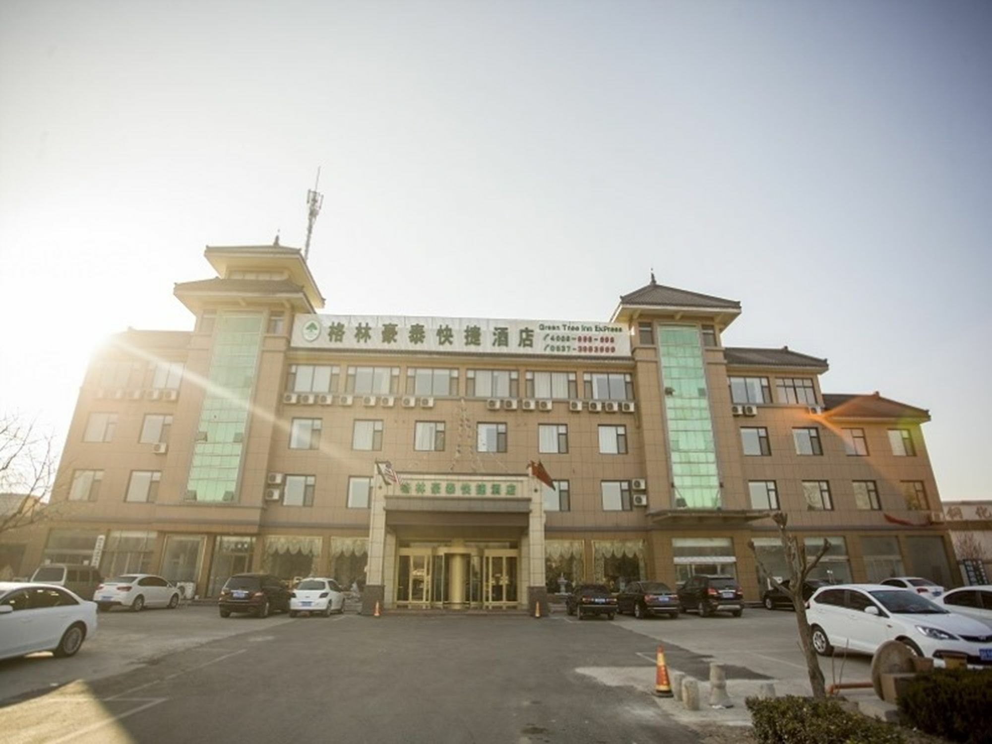 Greentree Inn Shandong Jining Qufu East Jingxuan Road Sankong Express Hotel Jining (Shandong) Exterior foto